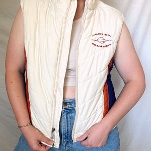 Harley Davidson Puffer Vest 🧡